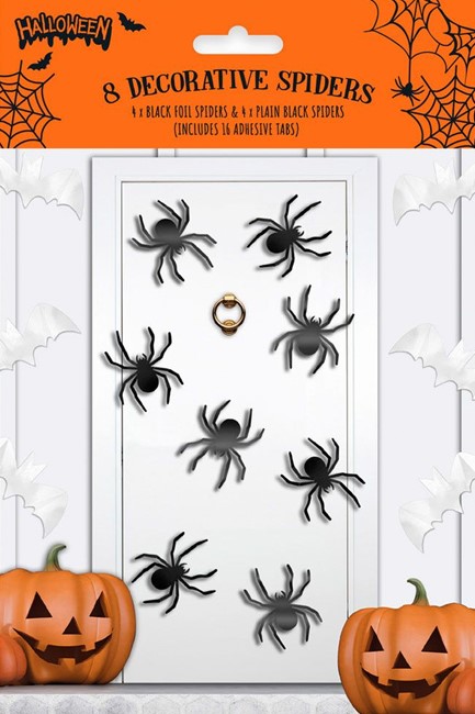 ΑΡΑΧΝΕΣ ΔΙΑΚΟΣΜΗΤΙΚΕΣ 21*16cm.HALLOWEEN ΣΕΤ 8ΤΕΜ.