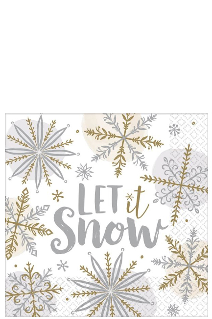 ΧΑΡΤΟΠΕΤΣΕΤΕΣ XMAS 33cm.ΣΕΤ 16ΤΕΜ.SHINING SNOW