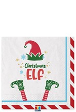 ΧΑΡΤΟΠΕΤΣΕΤΕΣ XMAS 33cm.ΣΕΤ 20ΤΕΜ.ELF