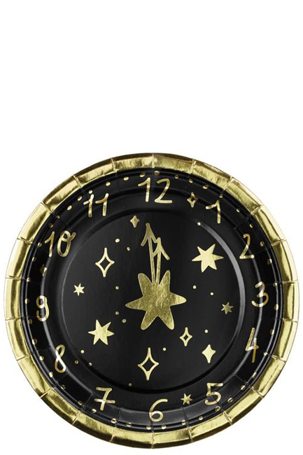 ΠΙΑΤΑ XMAS Ø18cm.ΣΕΤ 6ΤΕΜ.NEW YEAR TIME