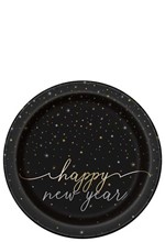 ΠΙΑΤΑ XMAS Ø23cm.ΣΕΤ 8ΤΕΜ.HAPPY NEW YEAR